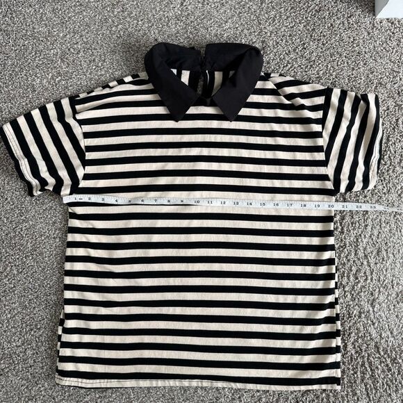 YIFUQUIN | Striped Collared Shirt - Picture 7 of 8